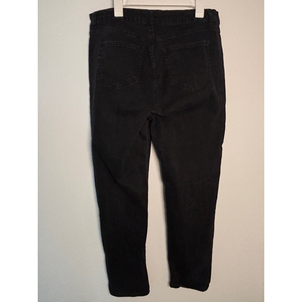 Forever 21 Premium Black Distressed High Rise Skinny Jeans Womens Size 16